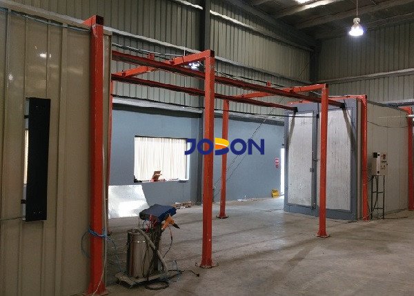 powder coat line