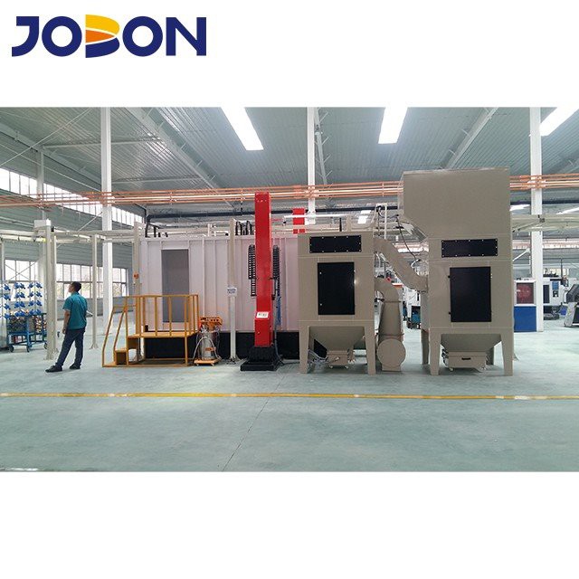 automatic powder coat booth